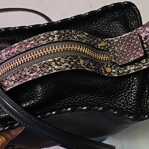 Rouge 25 with whipstich snakeskin details . - Picture 6 of 10